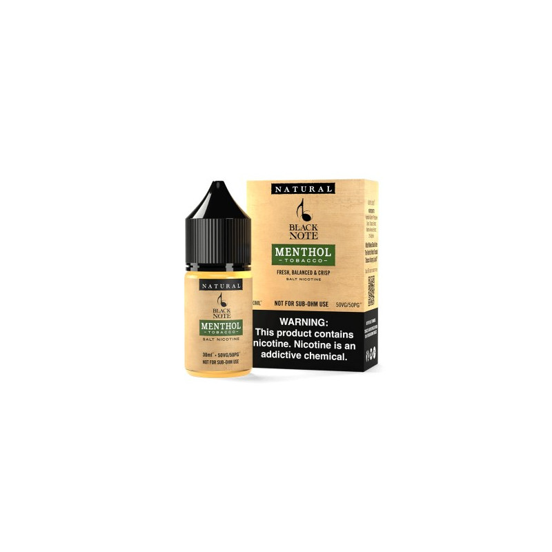 Black Note - Menthol Tobacco 30ml Salt Black Note - Menthol Tobacco 30ml Salt