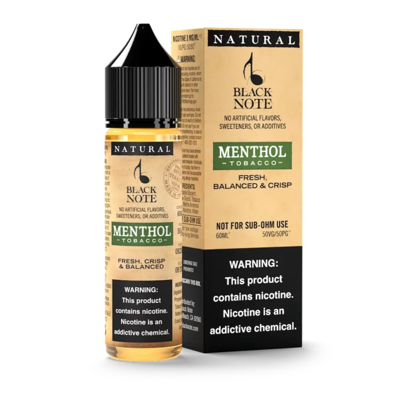 Black Note - Menthol Tobacco 60ml Black Note - Menthol Tobacco 60ml