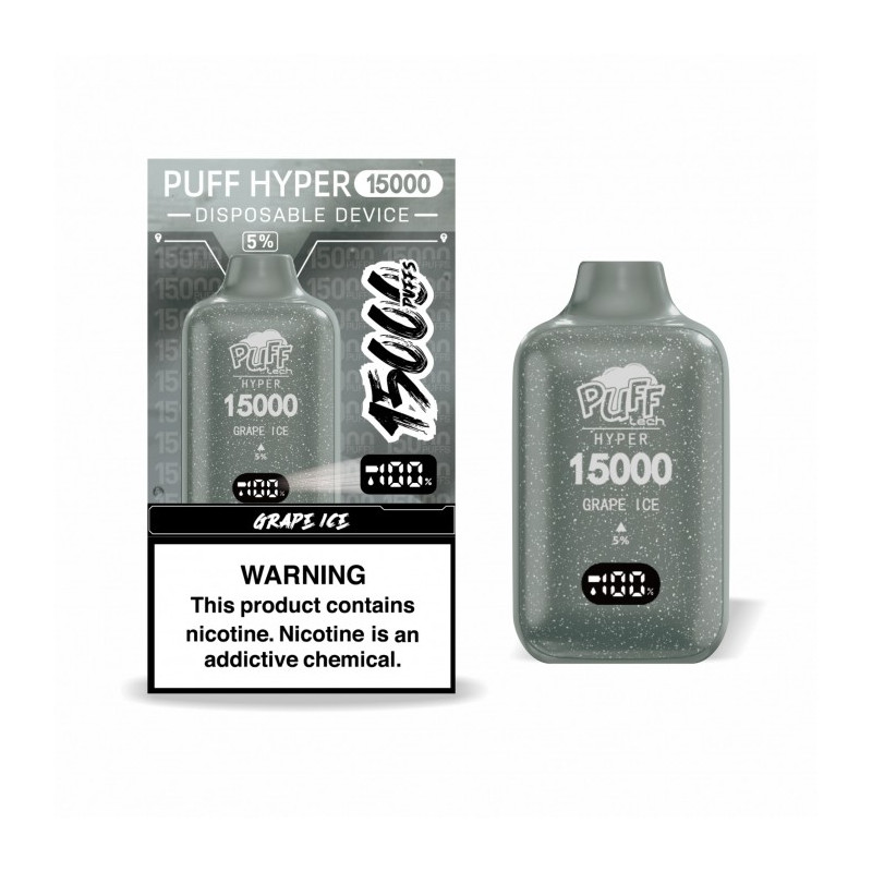 PUFF HYPER - GRAPE ICE PUFF HYPER - GRAPE ICE